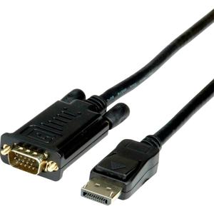 VALUE 11.99.5803 video kabel adapter 3 m DisplayPort VGA (D-Sub) Zwart