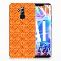 Huawei Mate 20 Lite TPU bumper Batik Oranje