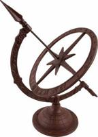 Zonnewijzer in gietijzer