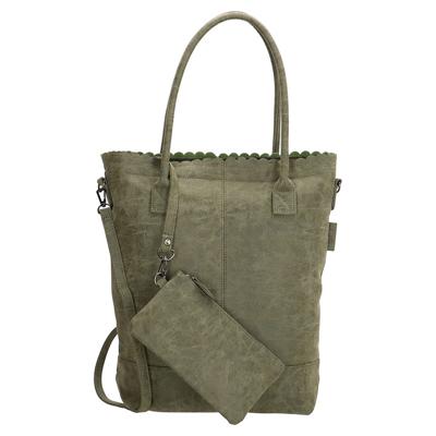 Beagles Shopper / Schoudertas met Etui Ceclavin Olijf