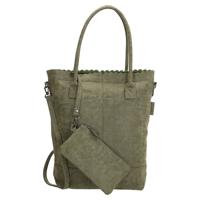 Beagles Shopper / Schoudertas met Etui Ceclavin Olijf