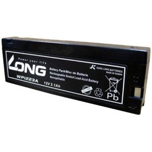 Long WP1223A Loodaccu 12 V 2.1 Ah Loodvlies (AGM) (b x h x d) 182 x 61 x 23 mm Klempool Geringe zelfontlading, Onderhoudsvrij