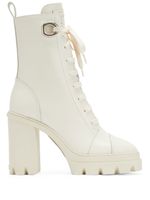 Giuseppe Zanotti bottes Cubalibre en cuir - Blanc - thumbnail