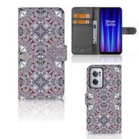 OnePlus Nord CE 2 Bookcase Flower Tiles - thumbnail