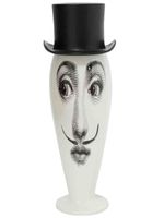 Fornasetti vase en céramique imprimée - Blanc