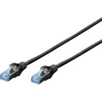 Digitus DK-1531-030/BL RJ45 Netwerkkabel, patchkabel CAT 5e SF/UTP 3.00 m Zwart 1 stuk(s) - thumbnail