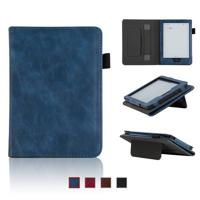 Lunso - sleepcover stand hoes - Kobo Clara HD - blauw