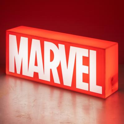 Marvel logo lamp