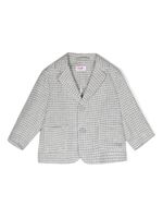 Il Gufo blazer à fini texturé - Gris