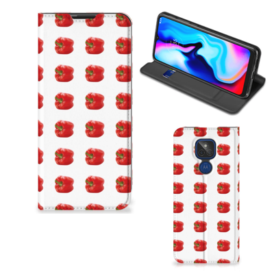 Motorola Moto G9 Play Flip Style Cover Paprika Red Motorola Moto G9 Play Flip Style Cover Paprika Red