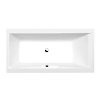 Ligbad Polysan Cleo Inbouw 150x75x48 cm Wit Polysan