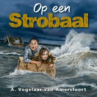 Op een strobaal