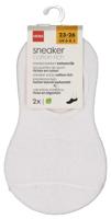 HEMA 2-pak Kinder Sneakersokken Wit (wit)