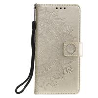 Shop4 - Samsung Galaxy A71 Hoesje - Wallet Case Mandala Patroon Goud