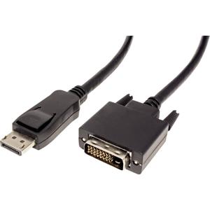 VALUE DisplayPort Kabel DP Male - DVI-D Male, zwart, 2 m