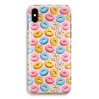 Pink donuts: iPhone Xs Volledig Geprint Hoesje