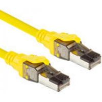 ACT Gele 3 meter SFTP CAT8 patchkabel snagless met RJ45 connectoren - thumbnail