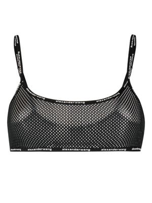 Alexander Wang Bh met logo - Zwart