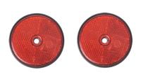 ProPlus reflectoren rond 60 mm rood 2 stuks in blister