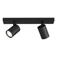 Astro Ascoli Twin, Indoor Spotlight in Mat Zwart - Ontworpen in Groot-Brittannië - Dimbare GU10 - Smart Bulb Compatibel - 1286081