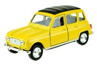 Toi Toys auto Renault 4 geel 10 cm