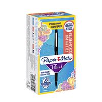 Fineliner Paper Mate Flair 0.7mm valuepack ÃƒÆ'Ã‚Â¡ 36 stuks zwart - thumbnail