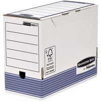 Archiefdoos Bankers Box System A4 150mm wit blauw - thumbnail