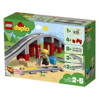 LEGO DUPLO 10872 Treinbrug en rails - thumbnail