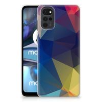 Motorola Moto G22 TPU Hoesje Polygon Dark