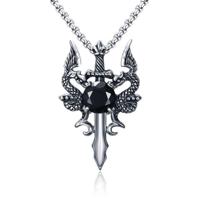 Mendes heren ketting Edelstaal Dragon Sword - thumbnail