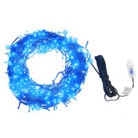 Lichtsnoer met 400 LED's met 8 lichteffecten 40 m blauw