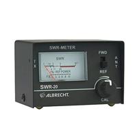 Albrecht SWR-20 Staande golfmeter voor het afstemmen van radioantennes, frequentie 3,5 tot 50 MHz, zwart, 4410