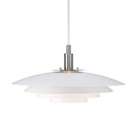 Hanglamp scandinavisch opaal 'Bretagne' Nordlux G9 fitting wit modern 380mm