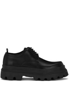 Dolce & Gabbana platform leather derby shoes - Noir