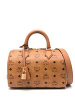 MCM petit sac Ella Boston en cuir - Marron