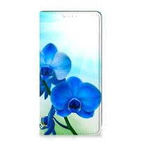 Samsung Galaxy S23 Smart Cover Orchidee Blauw - Cadeau voor je Moeder - thumbnail