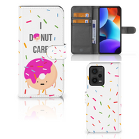 Xiaomi Redmi Note 12 Pro Plus Book Cover Donut Roze - thumbnail