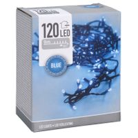 Feestverlichting lichtsnoeren met blauwe led lampjes/lichtjes 9 meter   -