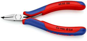 Knipex 64 62 120 64 62 120 Elektronica en fijnmechanica Schuine snijtang Met facet 120 mm