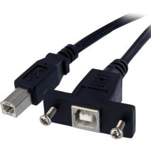 StarTech.com 91 cm lange, Paneel gemonteerde USB-kabel B naar B F/M