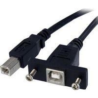 StarTech.com 91 cm lange, Paneel gemonteerde USB-kabel B naar B F/M - thumbnail