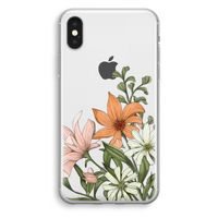 Floral bouquet: iPhone XS Transparant Hoesje - thumbnail