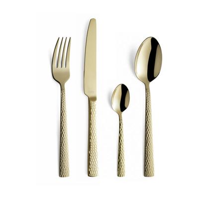 Bestekset Felicity - champagnekleurig - 24-delig - 6 persoons Bestekset Felicity - champagnekleurig - 24-delig - 6 persoons