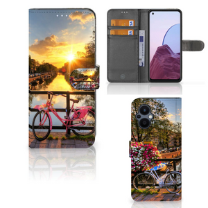 OPPO Reno 8 Lite | OnePlus Nord N20 Flip Cover Amsterdamse Grachten