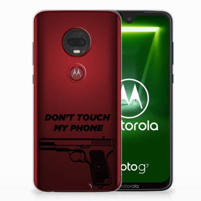 Motorola Moto G7 | G7 Plus Silicone-hoesje Pistol DTMP Motorola Moto G7 | G7 Plus Silicone-hoesje Pistol DTMP