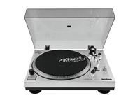 Omnitronic BD-1350 platenspeler zilver | riemaandrijving DJ-turntable | levering incl. pickupspeler