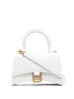 Balenciaga sac à main Hourglass XS - Blanc