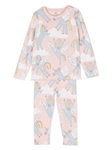 Stella McCartney Kids survêtement à imprimé - Rose