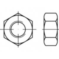 TOOLCRAFT TO-5435463 Zeskantmoeren M12 Staal Galvanisch verzinkt 100 stuk(s)