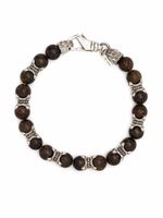 Emanuele Bicocchi bracelet serti de perles - Marron - thumbnail